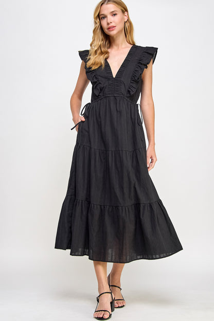 Bella Sleeveless Tiered Maxi Dress